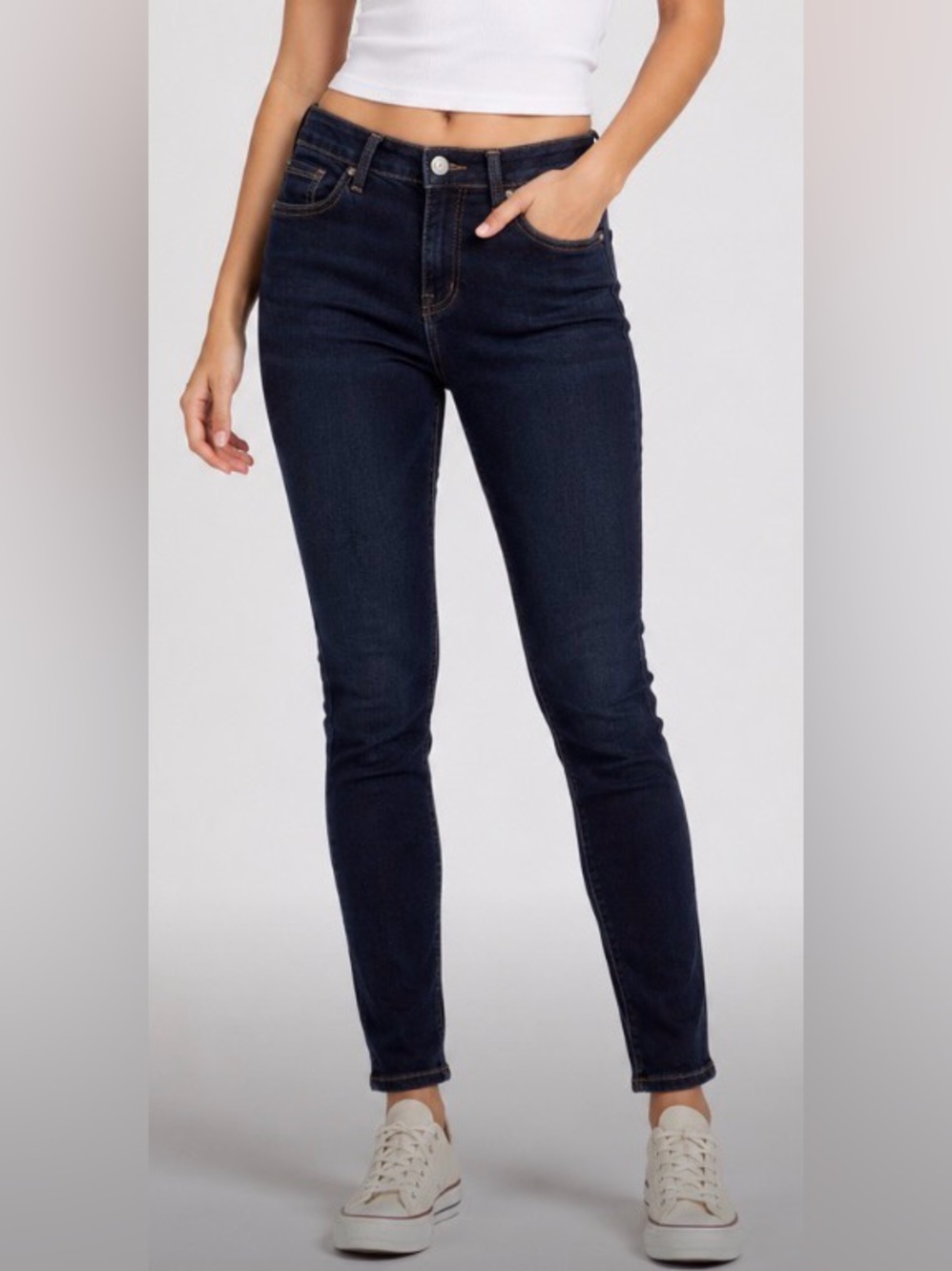 Silver Jeans Dark Indigo Aiko Uper Skinny Women's Jeans Size 29